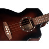 Ortega D7CE-BFT-4 Deep Series 7 Medium Scale Acoustic Bass 4 String - Spruce / Mahogany Bourbon Fade