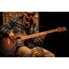 Ortega D7CE-BFT-4 Deep Series 7 Medium Scale Acoustic Bass 4 String - Spruce / Mahogany Bourbon Fade