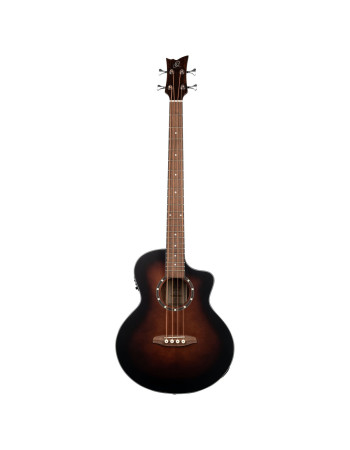 Ortega D7CE-BFT-4 Deep Series 7 Medium Scale Acoustic Bass 4 String - Spruce / Mahogany Bourbon Fade
