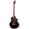 Ortega D7CE-BFT-4 Deep Series 7 Medium Scale Acoustic Bass 4 String - Spruce / Mahogany Bourbon Fade