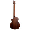 Ortega D7CE-BFT-4 Deep Series 7 Medium Scale Acoustic Bass 4 String - Spruce / Mahogany Bourbon Fade