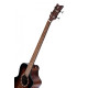 Ortega D7CE-BFT-4 Deep Series 7 Medium Scale Acoustic Bass 4 String - Spruce / Mahogany Bourbon Fade