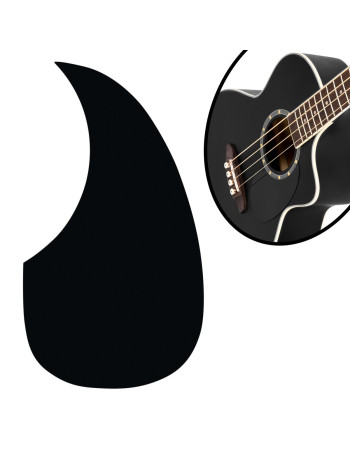 Ortega D7CE-SBK-4 Deep Series 7 Medium Scale Acoustic Bass 4 String - Spruce / Mahogany Satin Black