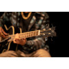 Ortega D7CE-SBK-4 Deep Series 7 Medium Scale Acoustic Bass 4 String - Spruce / Mahogany Satin Black