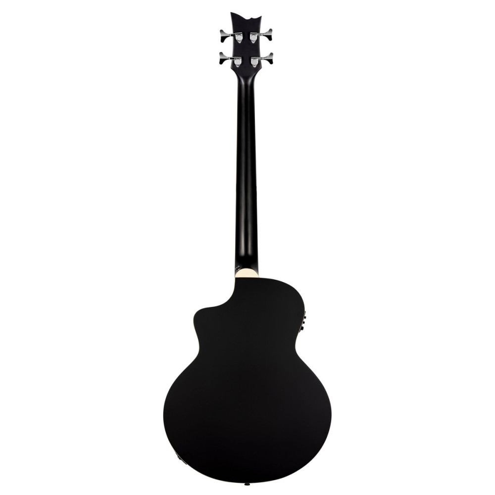Ortega D7CE-SBK-4 Deep Series 7 Medium Scale Acoustic Bass 4 String - Spruce / Mahogany Satin Black