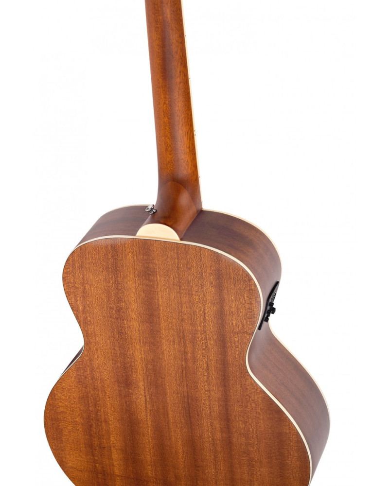 Ortega D7E-4 Deep Series 7 Medium Scale Acoustic Bass 4 String - Spruce / Mahogany Natural