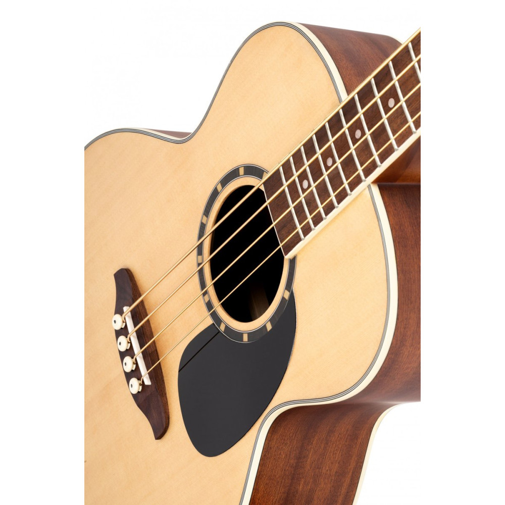Ortega D7E-4 Deep Series 7 Medium Scale Acoustic Bass 4 String - Spruce / Mahogany Natural