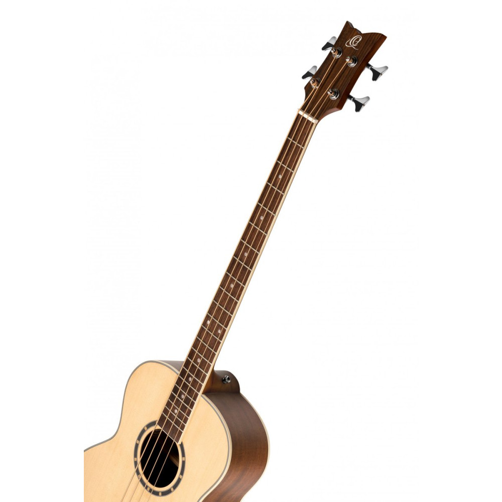 Ortega D7E-4 Deep Series 7 Medium Scale Acoustic Bass 4 String - Spruce / Mahogany Natural