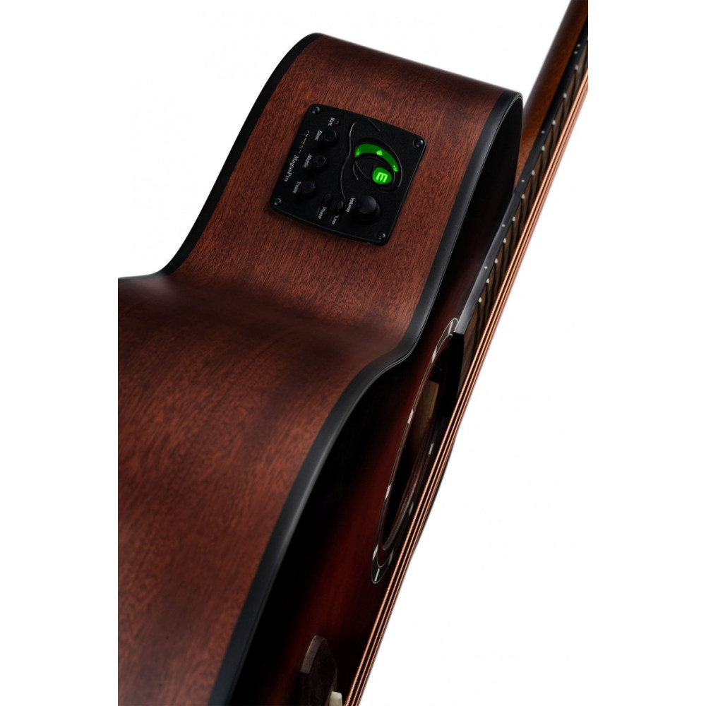 Ortega D7E-BFT-4 Deep Series 7 Medium Scale Acoustic Bass 4 String - Spruce / Mahogany Bourbon Fade