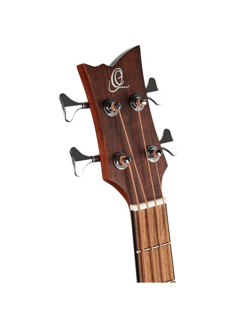 Ortega D7E-BFT-4 Deep Series 7 Medium Scale Acoustic Bass 4 String - Spruce / Mahogany Bourbon Fade