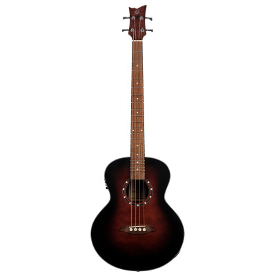 Ortega D7E-BFT-4 Deep Series 7 Medium Scale Acoustic Bass 4 String - Spruce / Mahogany Bourbon Fade