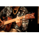 Ortega D7E-BFT-4 Deep Series 7 Medium Scale Acoustic Bass 4 String - Spruce / Mahogany Bourbon Fade