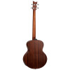 Ortega D7E-BFT-4 Deep Series 7 Medium Scale Acoustic Bass 4 String - Spruce / Mahogany Bourbon Fade