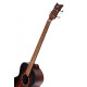 Ortega D7E-BFT-4 Deep Series 7 Medium Scale Acoustic Bass 4 String - Spruce / Mahogany Bourbon Fade