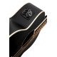 Ortega D7E-SBK-4 Deep Series 7 Medium Scale Acoustic Bass 4 String - Spruce / Mahogany Satin Black