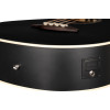 Ortega D7E-SBK-4 Deep Series 7 Medium Scale Acoustic Bass 4 String - Spruce / Mahogany Satin Black