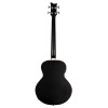 Ortega D7E-SBK-4 Deep Series 7 Medium Scale Acoustic Bass 4 String - Spruce / Mahogany Satin Black