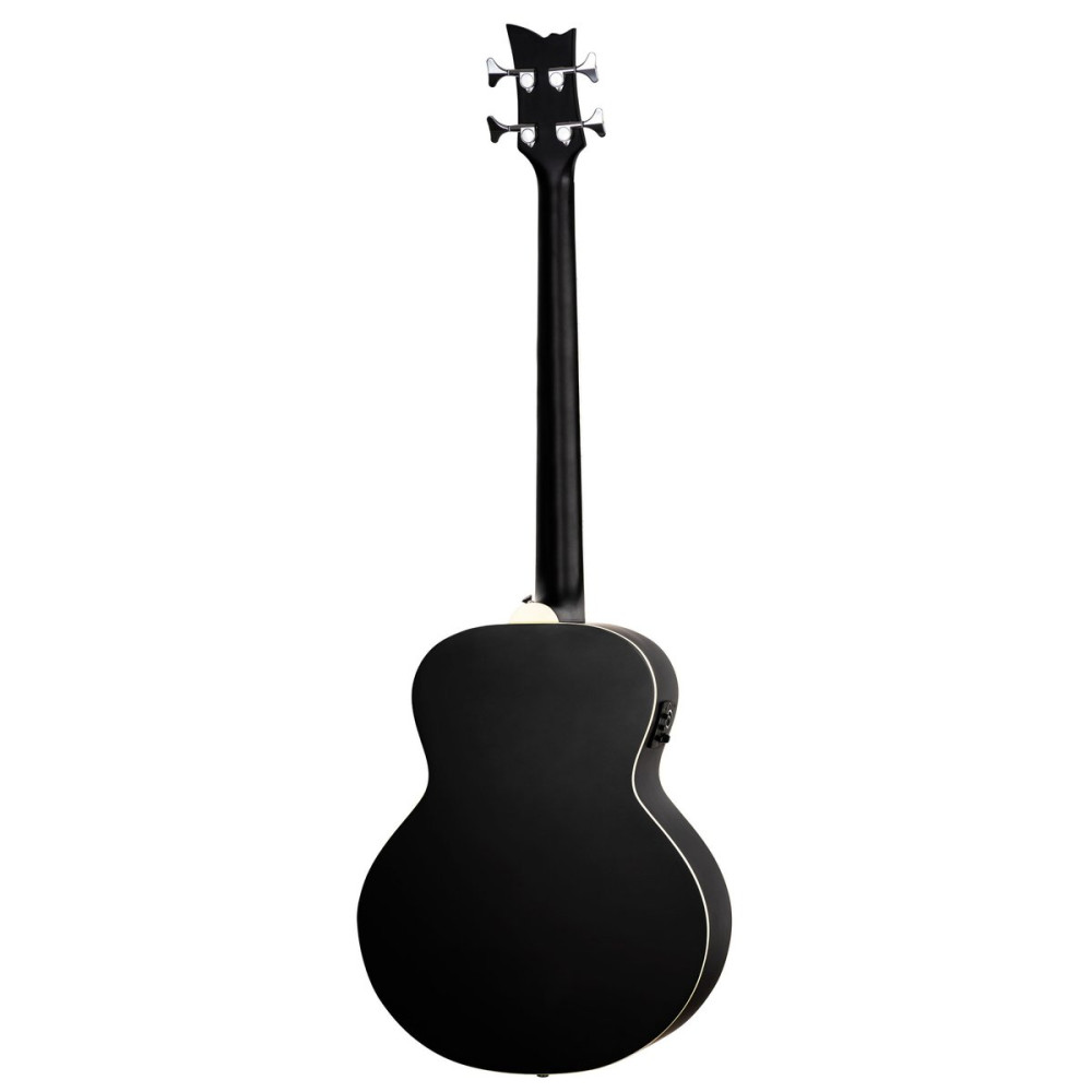 Ortega D7E-SBK-4 Deep Series 7 Medium Scale Acoustic Bass 4 String - Spruce / Mahogany Satin Black