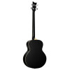 Ortega D7E-SBK-4 Deep Series 7 Medium Scale Acoustic Bass 4 String - Spruce / Mahogany Satin Black