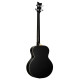 Ortega D7E-SBK-4 Deep Series 7 Medium Scale Acoustic Bass 4 String - Spruce / Mahogany Satin Black