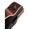 Ortega D8CE-4 Deep Series 8 Medium Scale Acoustic Bass 4 String - Spruce / Mahogany Black