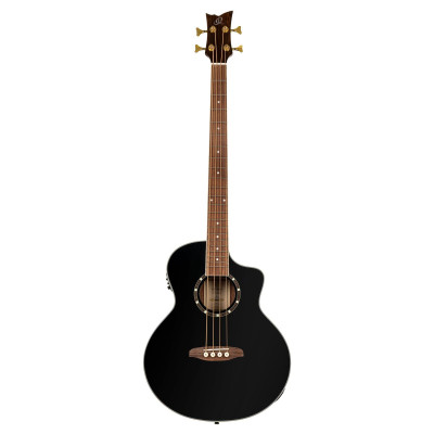 Ortega D8CE-4 Deep Series 8 Medium Scale Acoustic Bass 4 String - Spruce / Mahogany Black