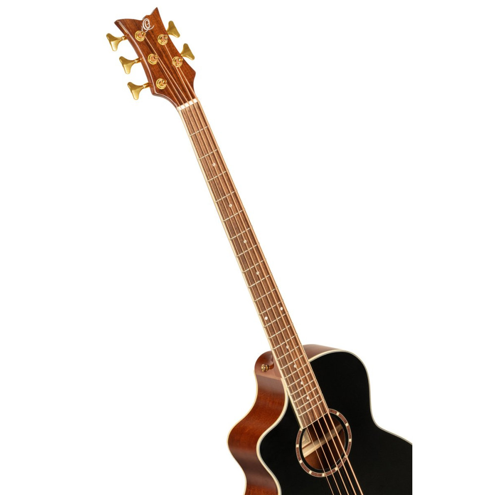 Ortega D8CE-5-L Deep Series Acoustic Bass 5-String Lefty - Medium Scale