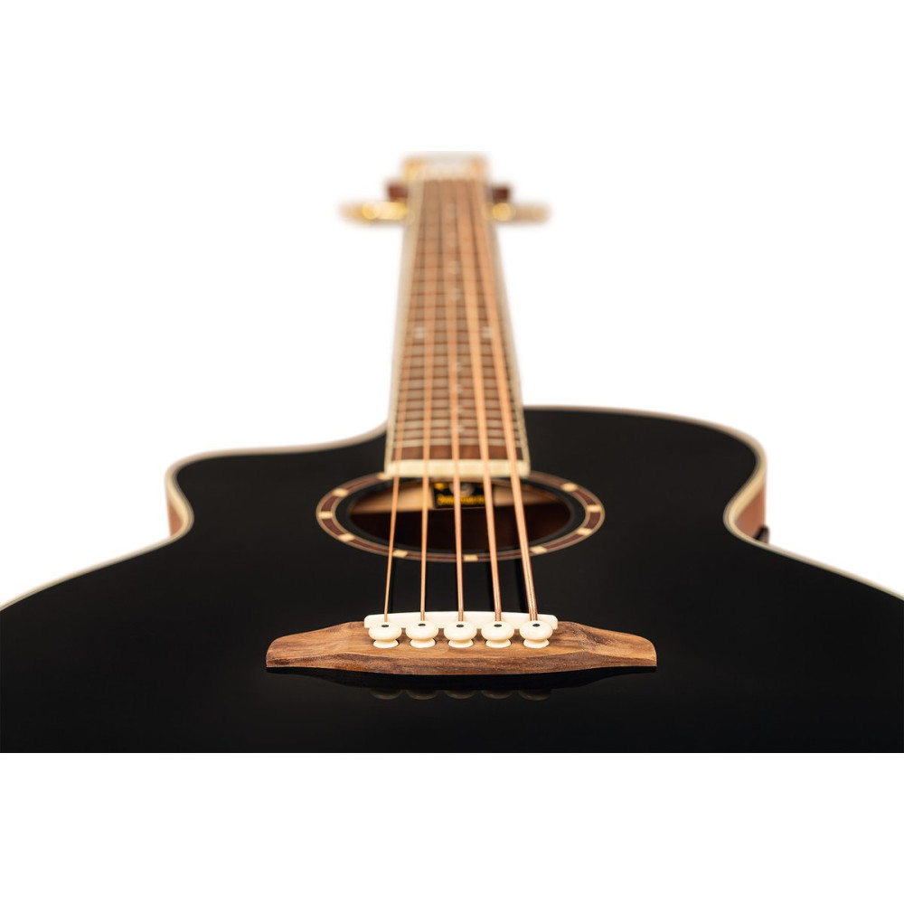 Ortega D8CE-5-L Deep Series Acoustic Bass 5-String Lefty - Medium Scale