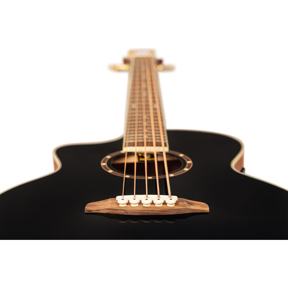 Ortega D8CE-5-L Deep Series Acoustic Bass 5-String Lefty - Medium Scale