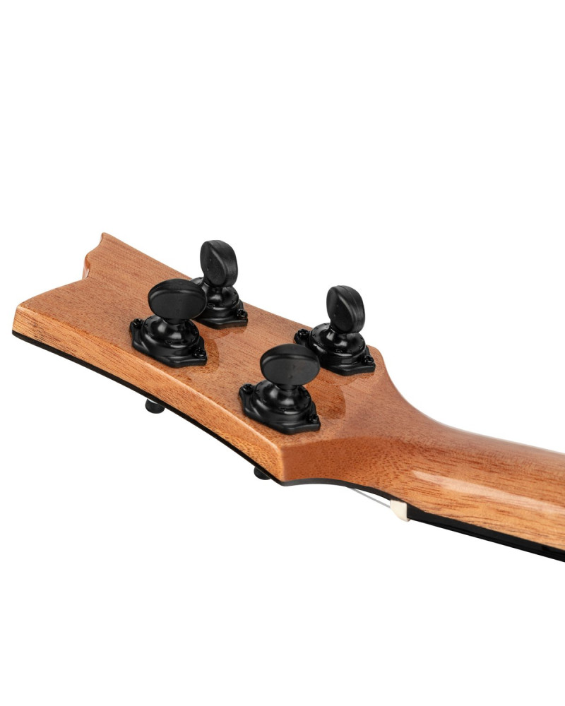 Ortega EAGLESUITE-U The Private Room Series Concert Ukulele 4 String - Spruce / White Ebony Natural + Bag