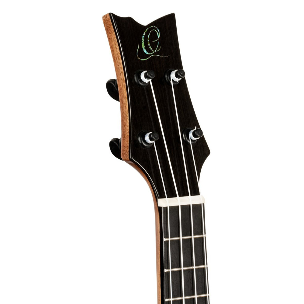 Ortega EAGLESUITE-U The Private Room Series Concert Ukulele 4 String - Spruce / White Ebony Natural + Bag