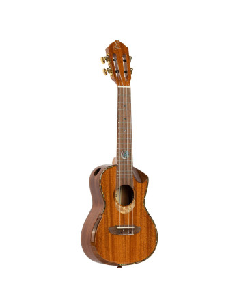 Ortega ECLIPSE-CC4 Custom Built Series Concert Ukulele 4 String - Solid Mahogany Natural + Bag
