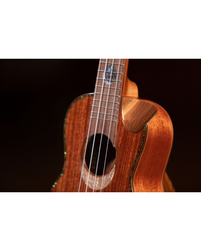 Ortega ECLIPSE-CC4 Custom Built Series Concert Ukulele 4 String - Solid Mahogany Natural + Bag