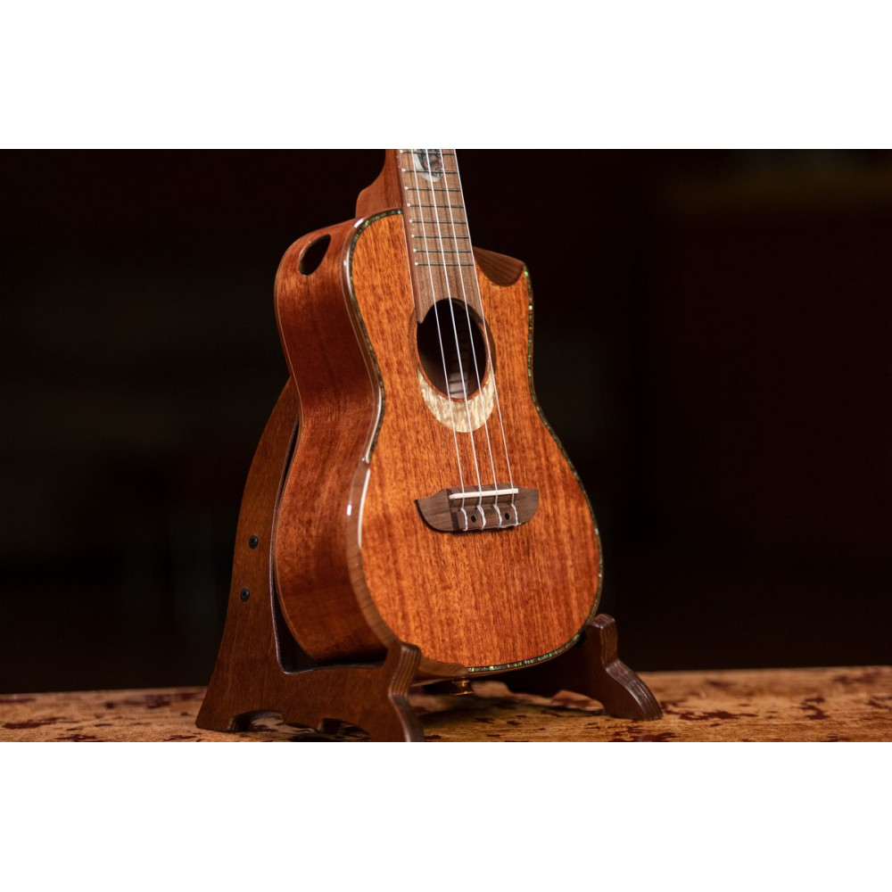 Ortega ECLIPSE-CC4 Custom Built Series Concert Ukulele 4 String - Solid Mahogany Natural + Bag