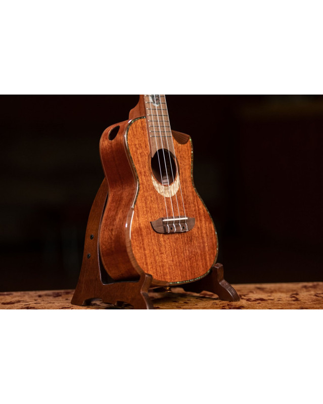Ortega ECLIPSE-CC4 Custom Built Series Concert Ukulele 4 String - Solid Mahogany Natural + Bag