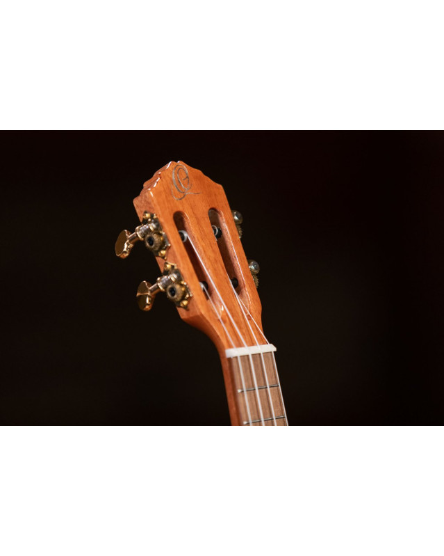 Ortega ECLIPSE-CC4 Custom Built Series Concert Ukulele 4 String - Solid Mahogany Natural + Bag