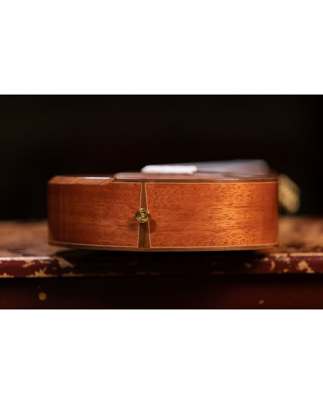 Ortega ECLIPSE-TE8 Custom Built Series Tenor Ukulele 8 String - Solid Mahogany Natural + Bag