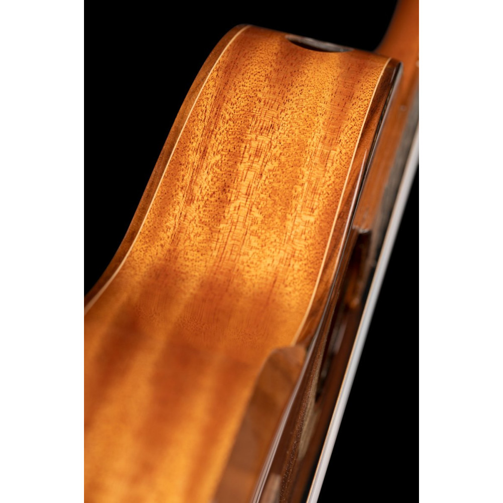 Ortega ECLIPSE-TE8 Custom Built Series Tenor Ukulele 8 String - Solid Mahogany Natural + Bag