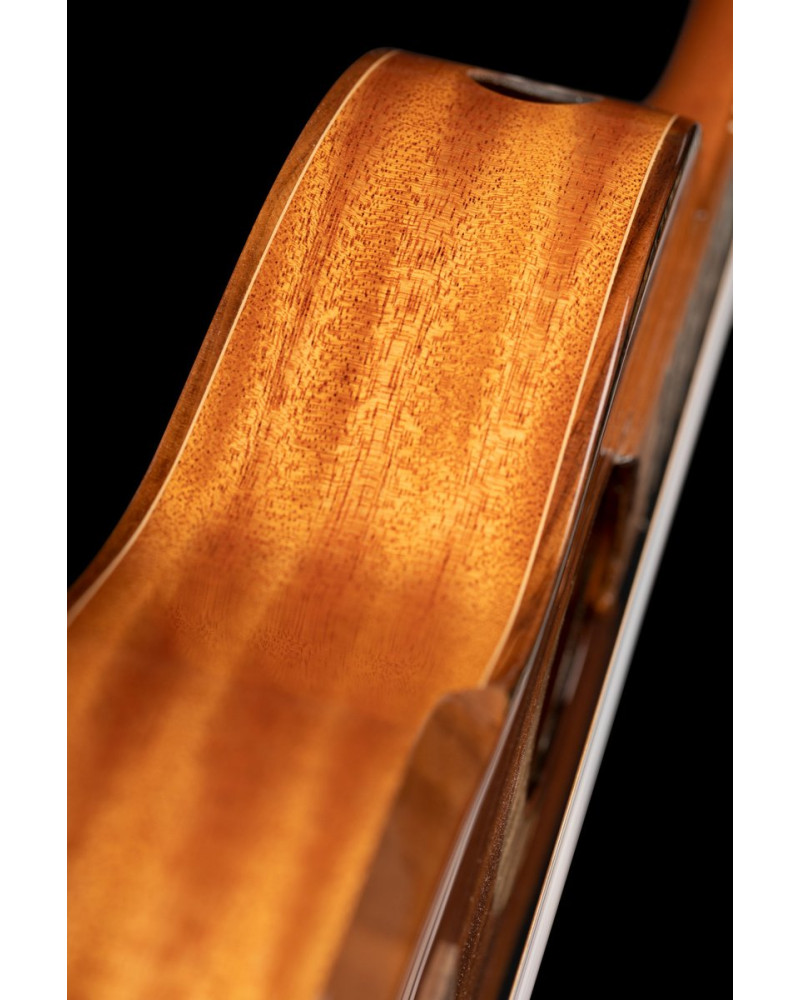 Ortega ECLIPSE-TE8 Custom Built Series Tenor Ukulele 8 String - Solid Mahogany Natural + Bag