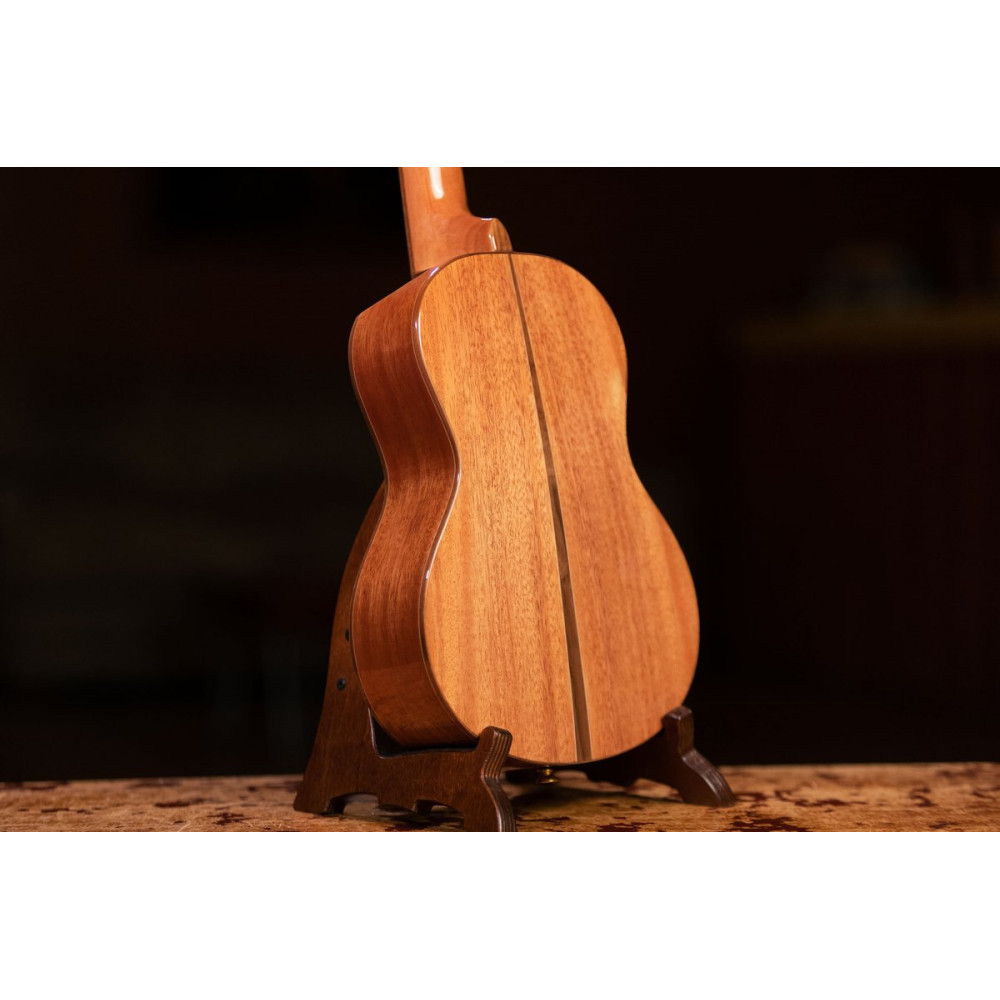 Ortega ECLIPSE-TE8 Custom Built Series Tenor Ukulele 8 String - Solid Mahogany Natural + Bag