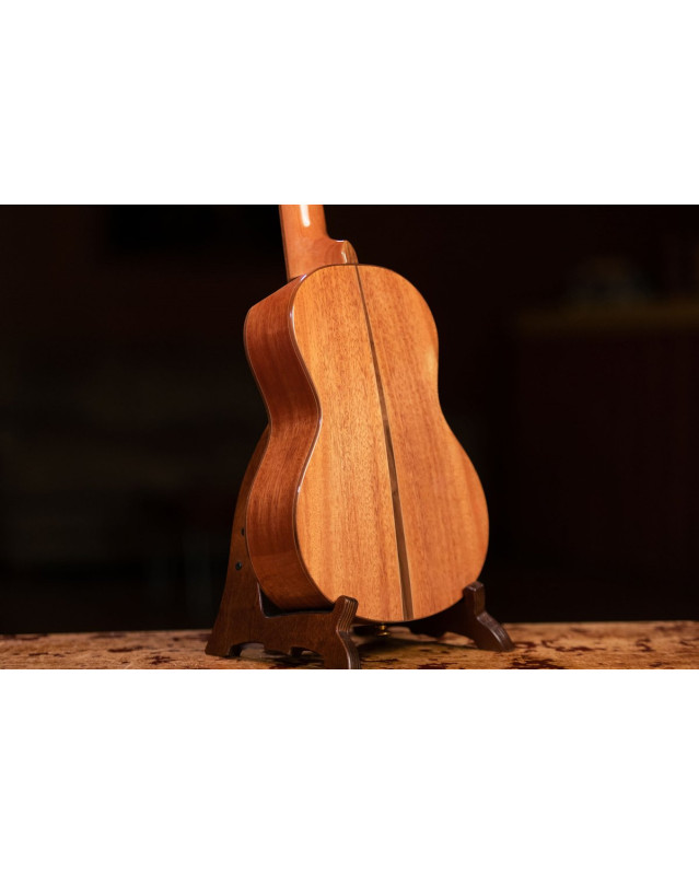 Ortega ECLIPSE-TE8 Custom Built Series Tenor Ukulele 8 String - Solid Mahogany Natural + Bag