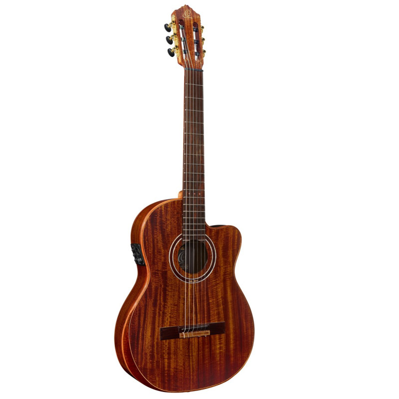 Ortega EXOTICSUITECE The Private Room 4/4 Nylon String Guitar 6-String - Natural + Gig Bag