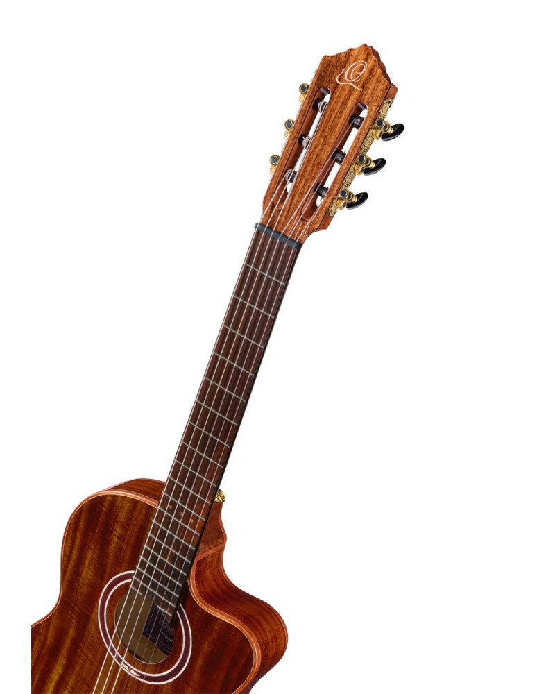 Ortega EXOTICSUITECE The Private Room 4/4 Nylon String Guitar 6-String - Natural + Gig Bag
