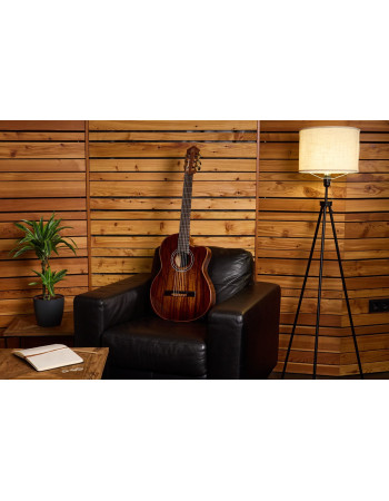 Ortega EXOTICSUITECE The Private Room 4/4 Nylon String Guitar 6-String - Natural + Gig Bag