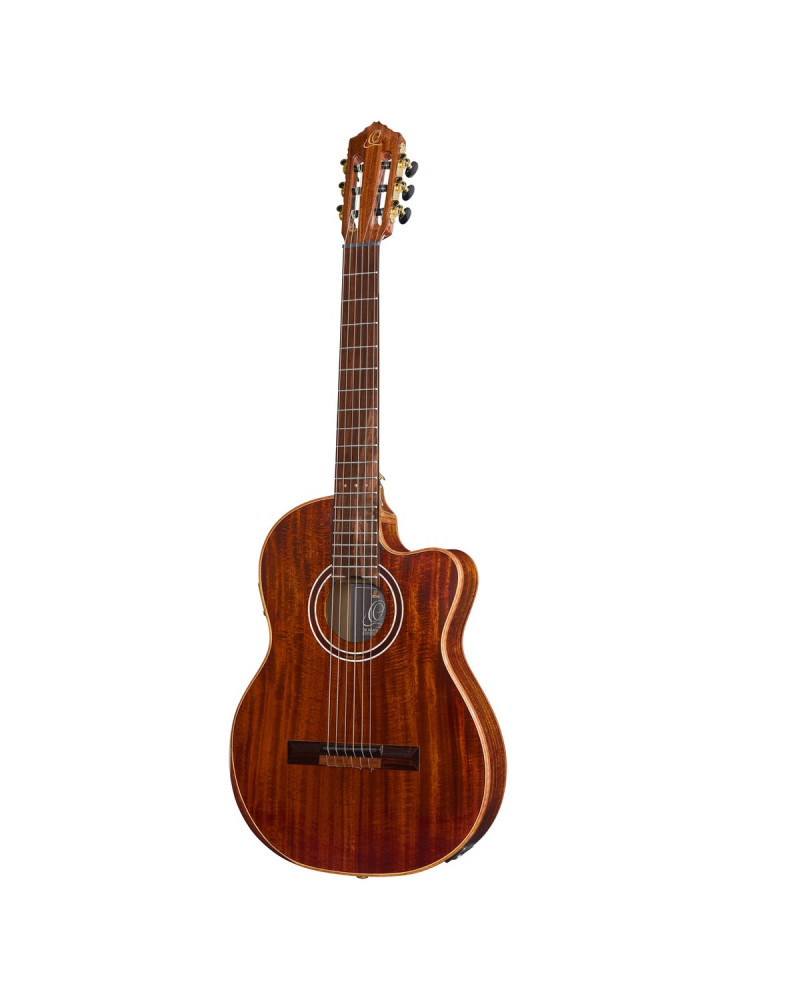 Ortega EXOTICSUITECE The Private Room 4/4 Nylon String Guitar 6-String - Natural + Gig Bag