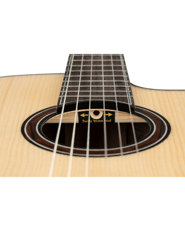 Ortega GRANDSUITE-CE The Private Room 4/4 Nylon String Guitar 6-String - Natural + Gig Bag