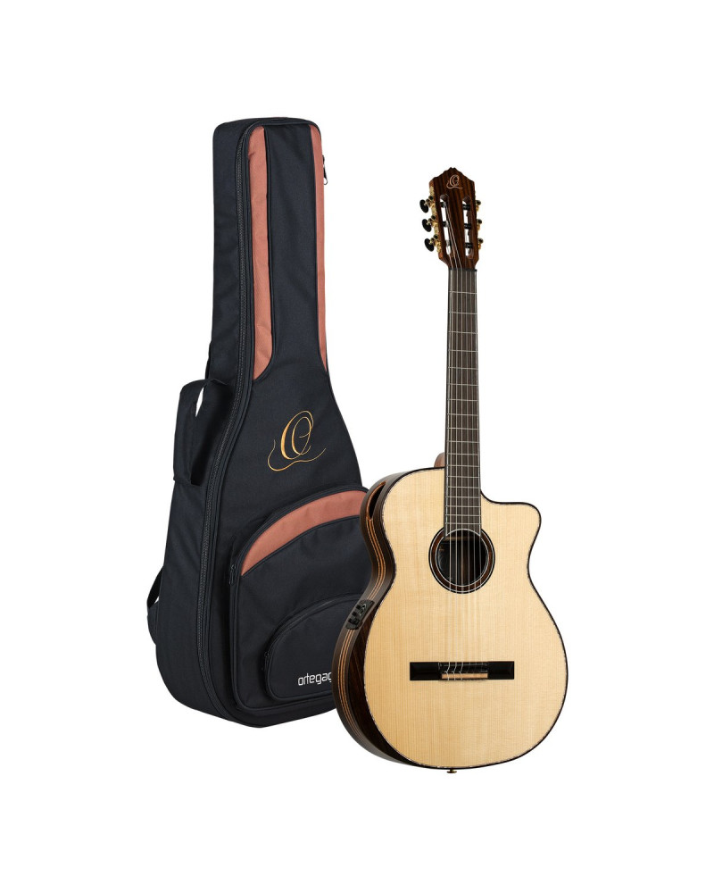 Ortega GRANDSUITE-CE The Private Room 4/4 Nylon String Guitar 6-String - Natural + Gig Bag