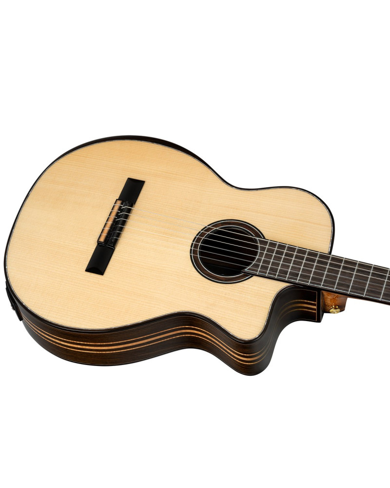 Ortega GRANDSUITE-CE The Private Room 4/4 Nylon String Guitar 6-String - Natural + Gig Bag