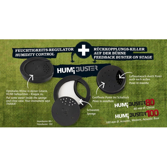 Ortega HUMIBUSTER80 Feedback Eliminator/Humidifier - 80 mm