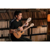 Ortega HYDRA Custom Built Series Double-Neck Tenor Ukulele - Ovangkol Natural + Bag